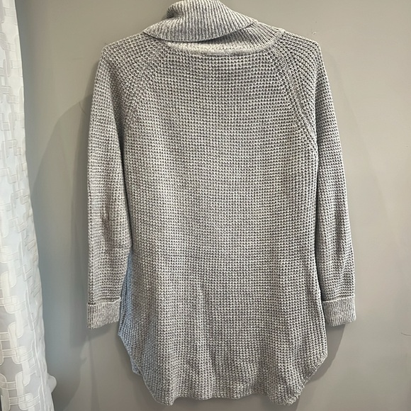 SEVEN SISTERS Waffle knit Turtleneck Shirt - Picture 7 of 7